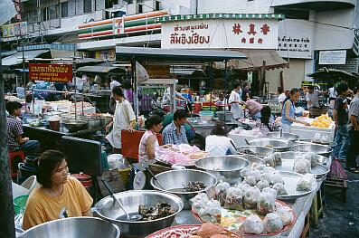 Bangkok - Chinatown, Garküchen